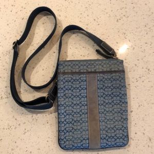 Coach Blue Messenger Bag